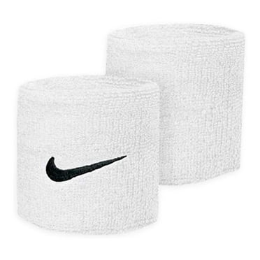 Nike Swoosh Wristbands (White)