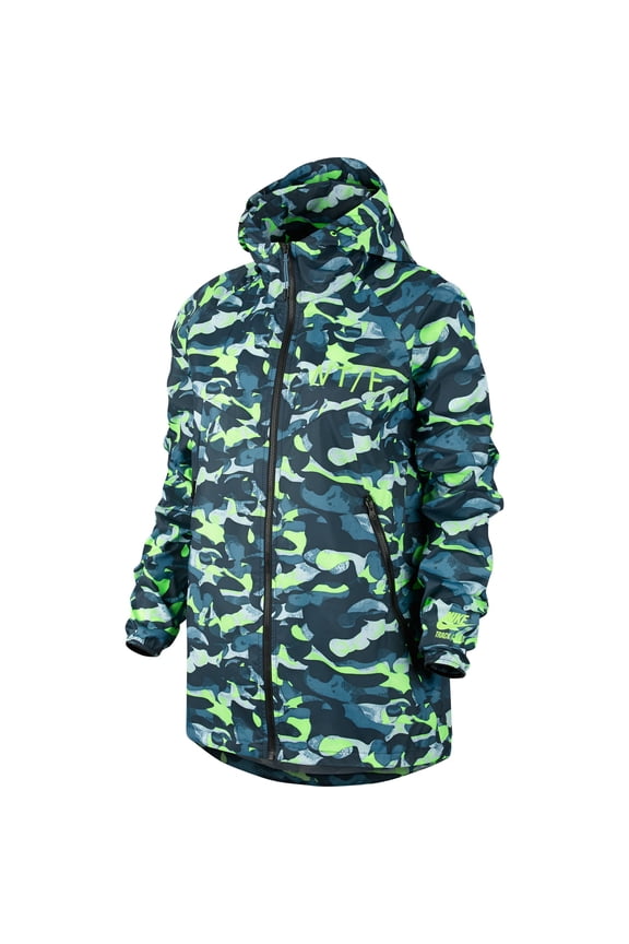 T/F Camo Windrunner Women's Jacket Stratus Blue-Ghost Green 687611-482