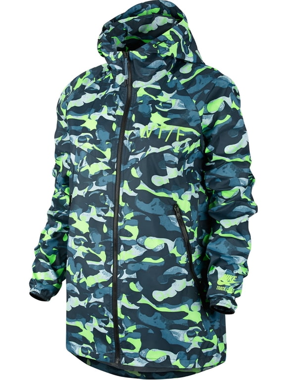 T/F Camo Windrunner Women's Jacket Stratus Blue-Ghost Green 687611-482