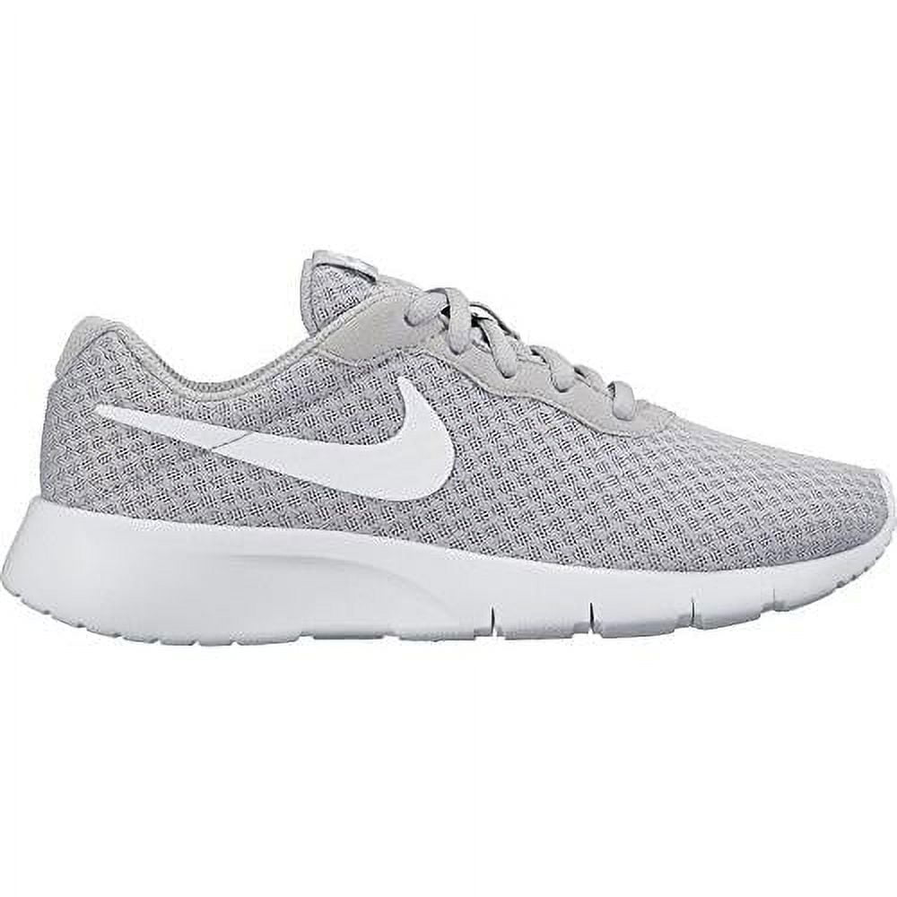 Nike Tanjun Wolf Grey / White - Ankle-High Mesh Running Shoe 7M ...