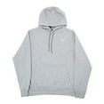 thumbnail image 1 of Nike Team Club Pullover Hoodie Dark Grey/White, X-Large, 1 of 4