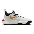 thumbnail image 1 of Nike Team Hustle D 11 Big Kids' Basketball Shoes Color: Metallic Gold Red Size: 6, 1 of 4