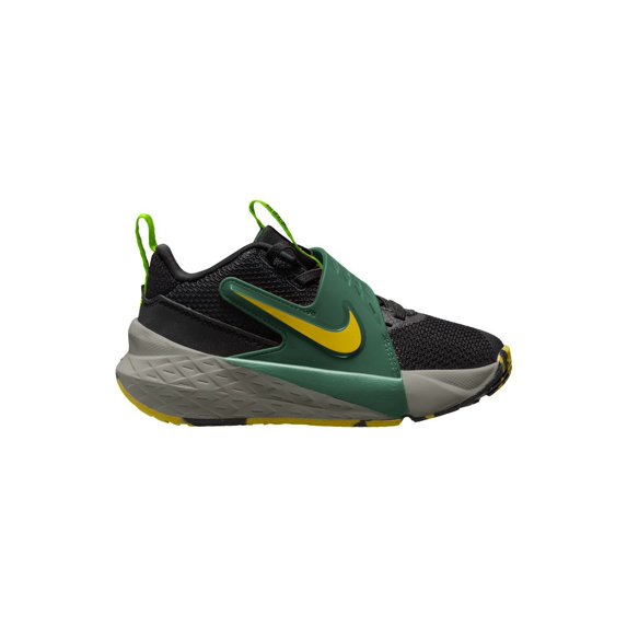 Nike Team Hustle D 11 Little Kids' Shoes Color: Black Citron Size: 11