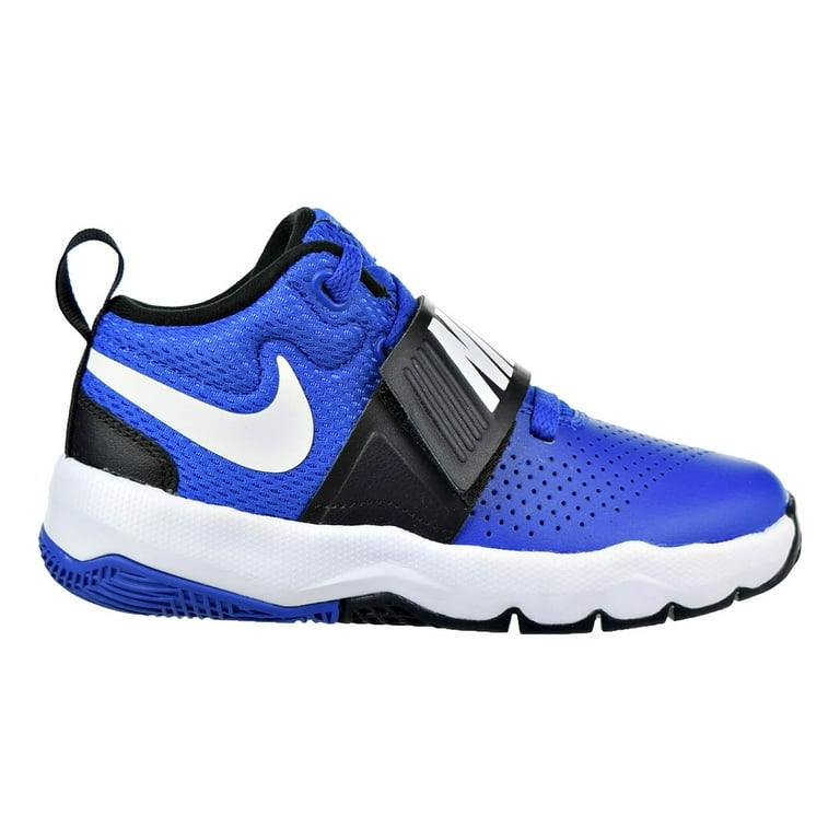 Nike Team Hustle D (PS) Little Kid's Shoes Game Royal/White