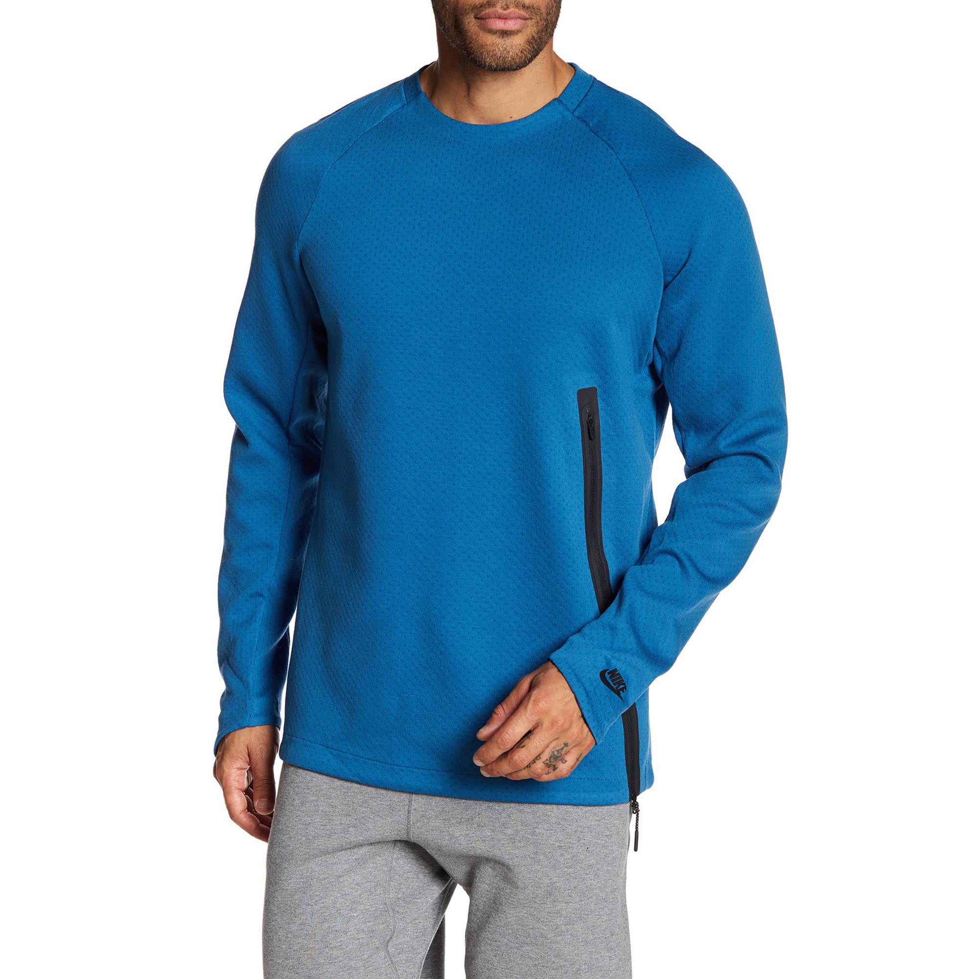 Nike Sportswear CLUB HOODIE - Hoodie - industrial blue/blue 