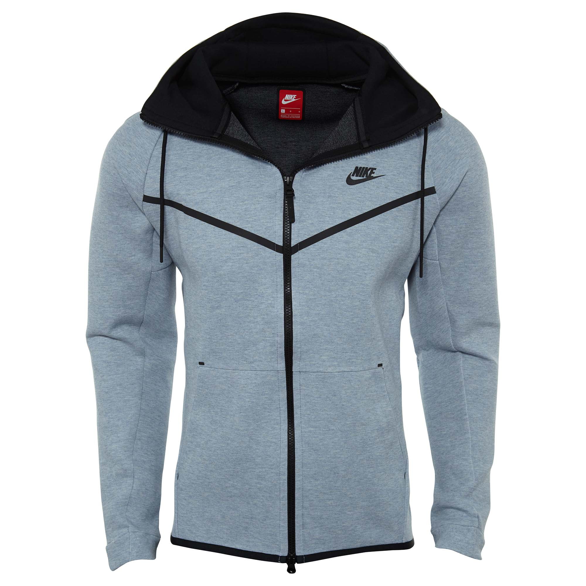 Nike tech fleece hoodie glacier clearance grey