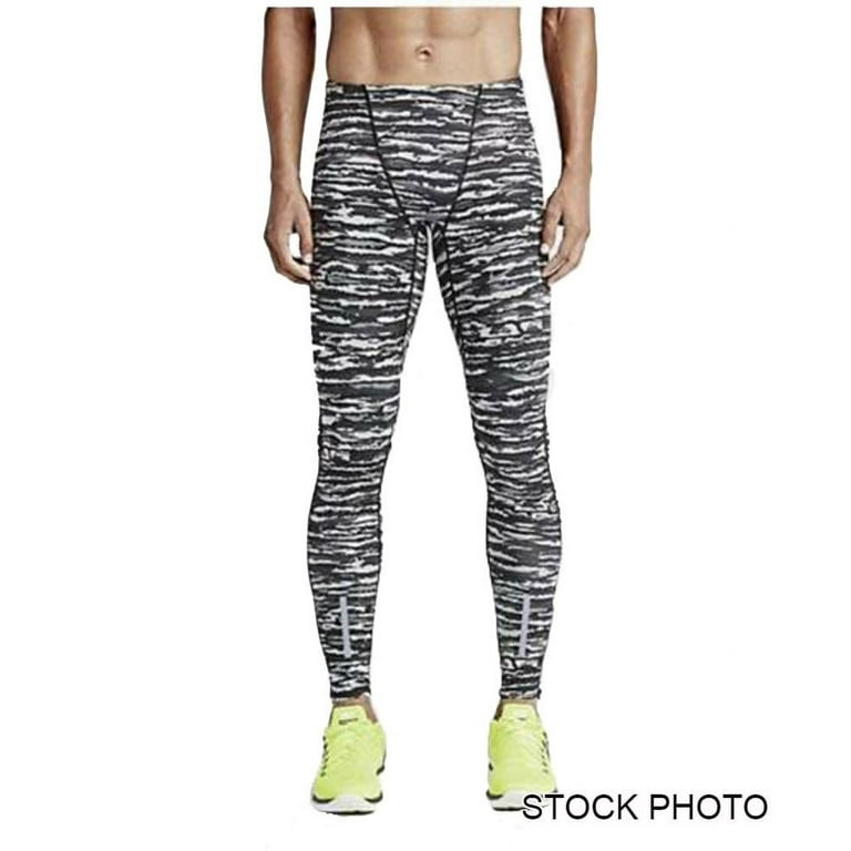 Nike Tech Full Length Men's Running Tights, Camo Print, 2 XL