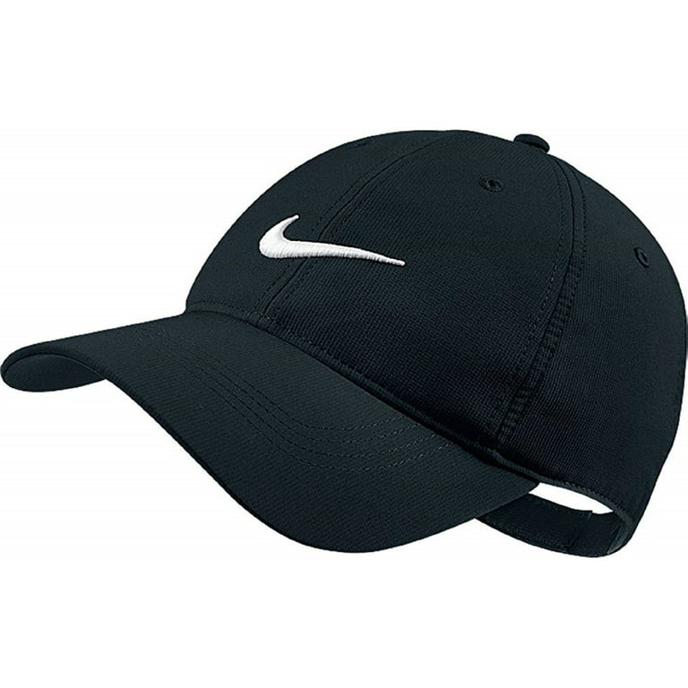 lekken Aan boord betrouwbaarheid Nike Tech Golf Black/White Swoosh Cap - Walmart.com