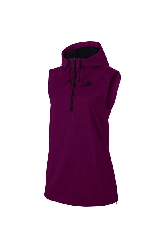 Tech Hypermesh Full Zip Hooded Women's Vest Violet 833464-665 (L)