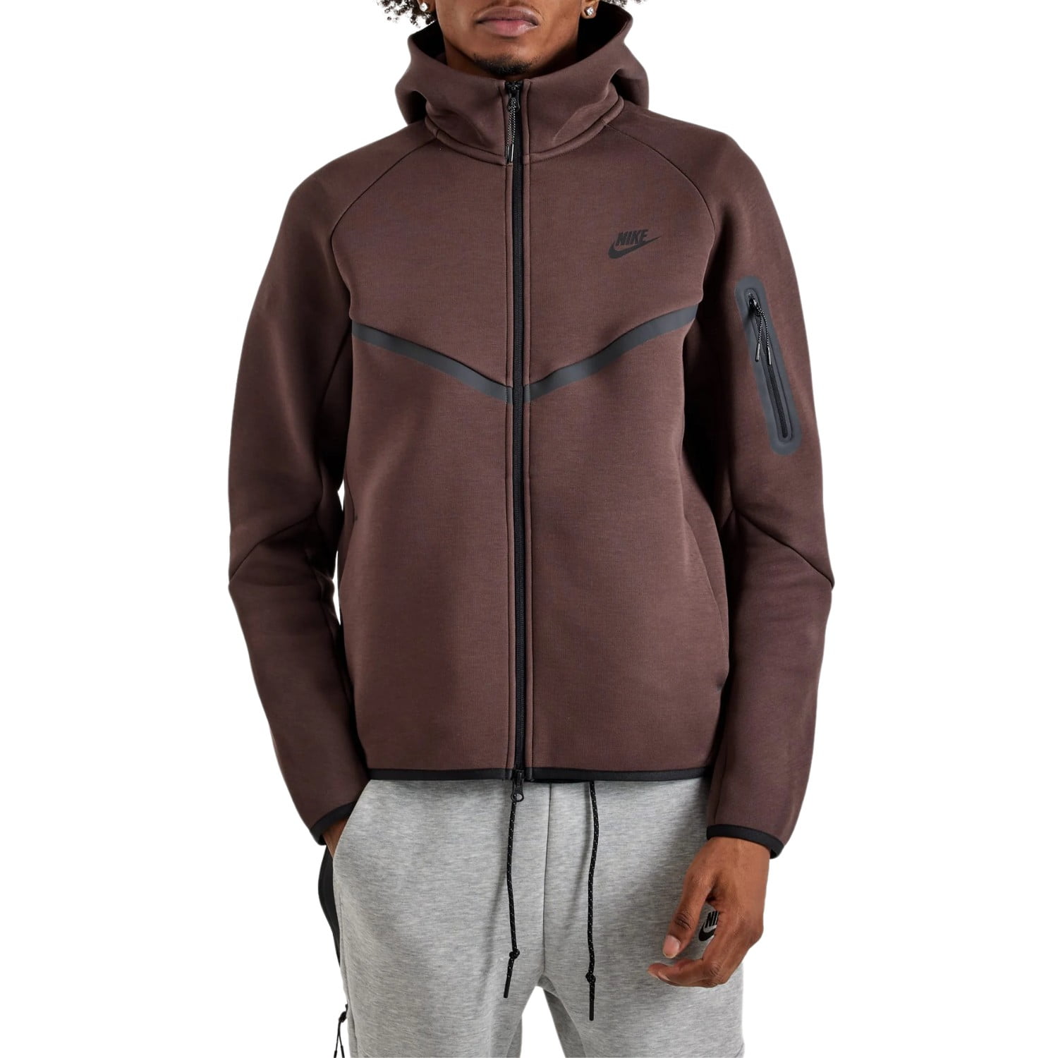 Men's Nike Sportswear Dark Beetroot Tech Fleece Full-Zip