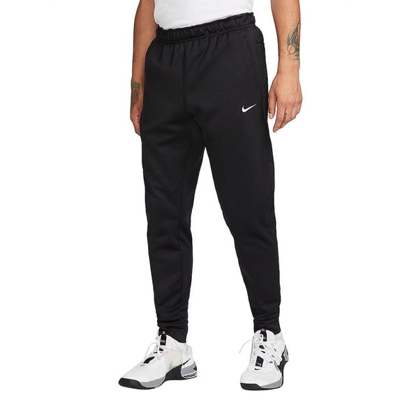 Nike Therma-FIT Men's Tapered Fitness Pants Black White Large