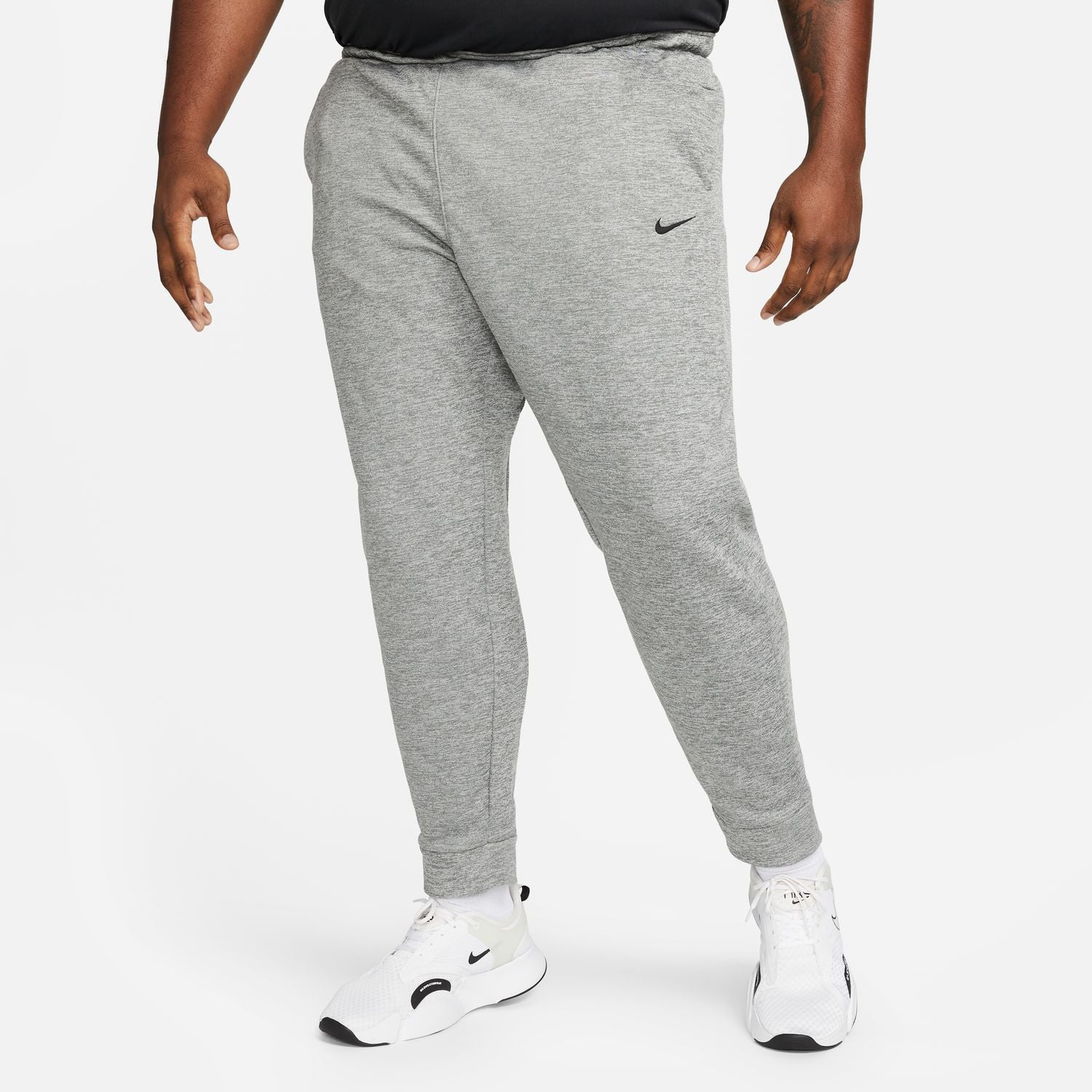 mens nike therma pants grey