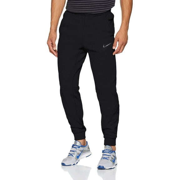 Nike Therma Tapered 932255-010 Mens Black Polyester Pull On Running Pants NCL687 (Regular,S)