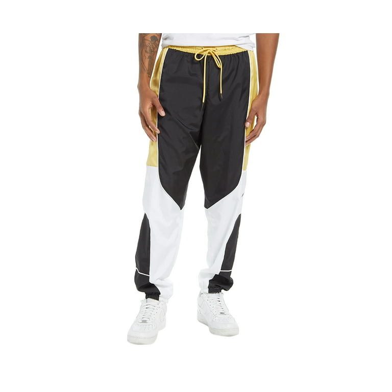 Black and gold nike track pants hotsell