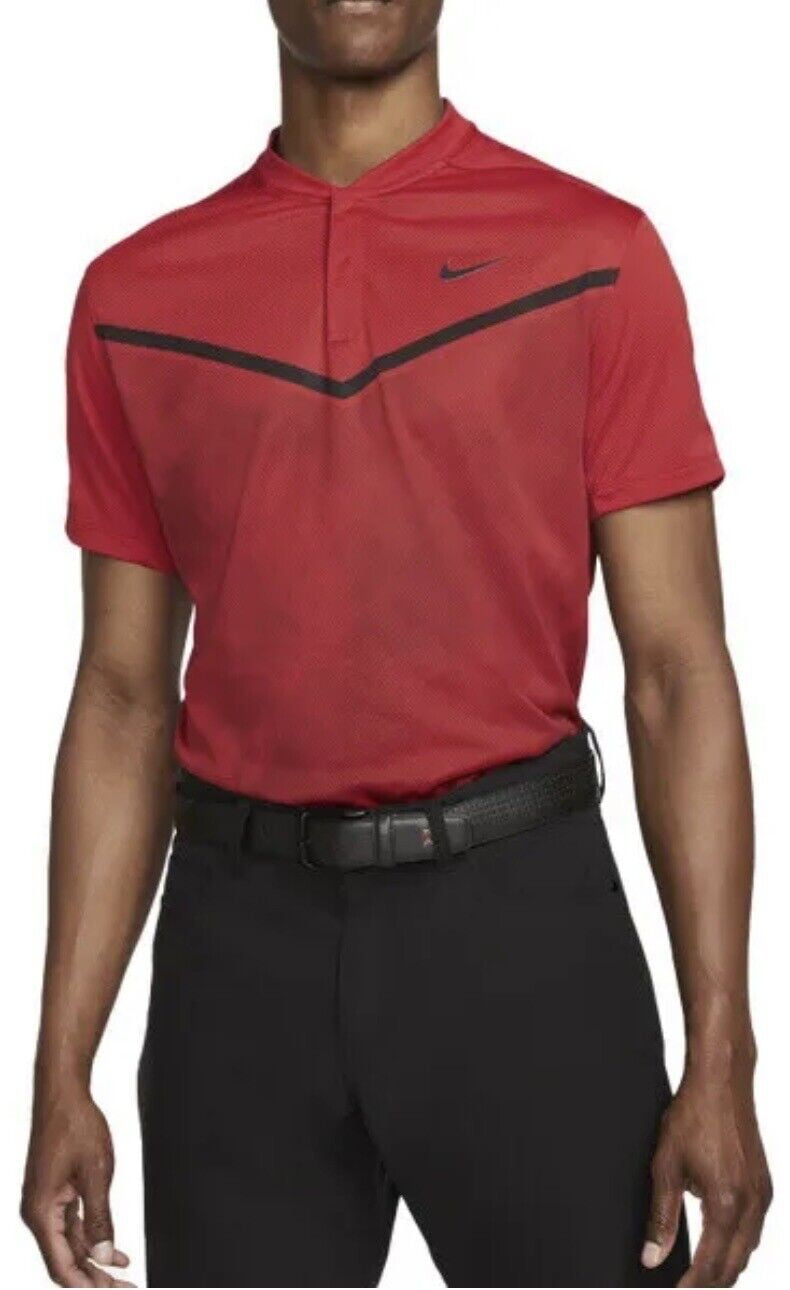 Nike Tiger Woods Dri-Fit ADV Printed Polo Shirt Sz M DH0916