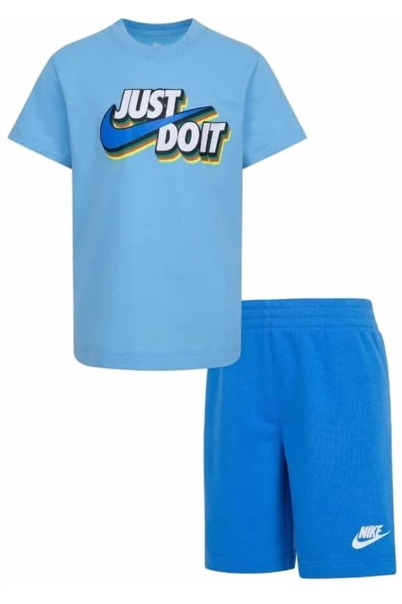 Toddler Boys 2 Piece Shorts Set, LIGHT PHOTO BLUE 2T