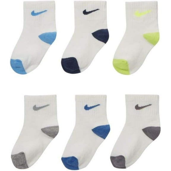 Nike Toddler Boys' Ankle Socks (6-Pack) (2-4 Years)