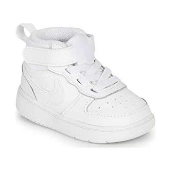 Nike Toddler Boys Court Borough Mid 2 Stay-Put Closure Casual Sneakers, 7 Toddler