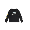 thumbnail image 1 of Nike Toddler Boys Futura Hazard Tread Long Sleeve T-shirt - Black, 1 of 1