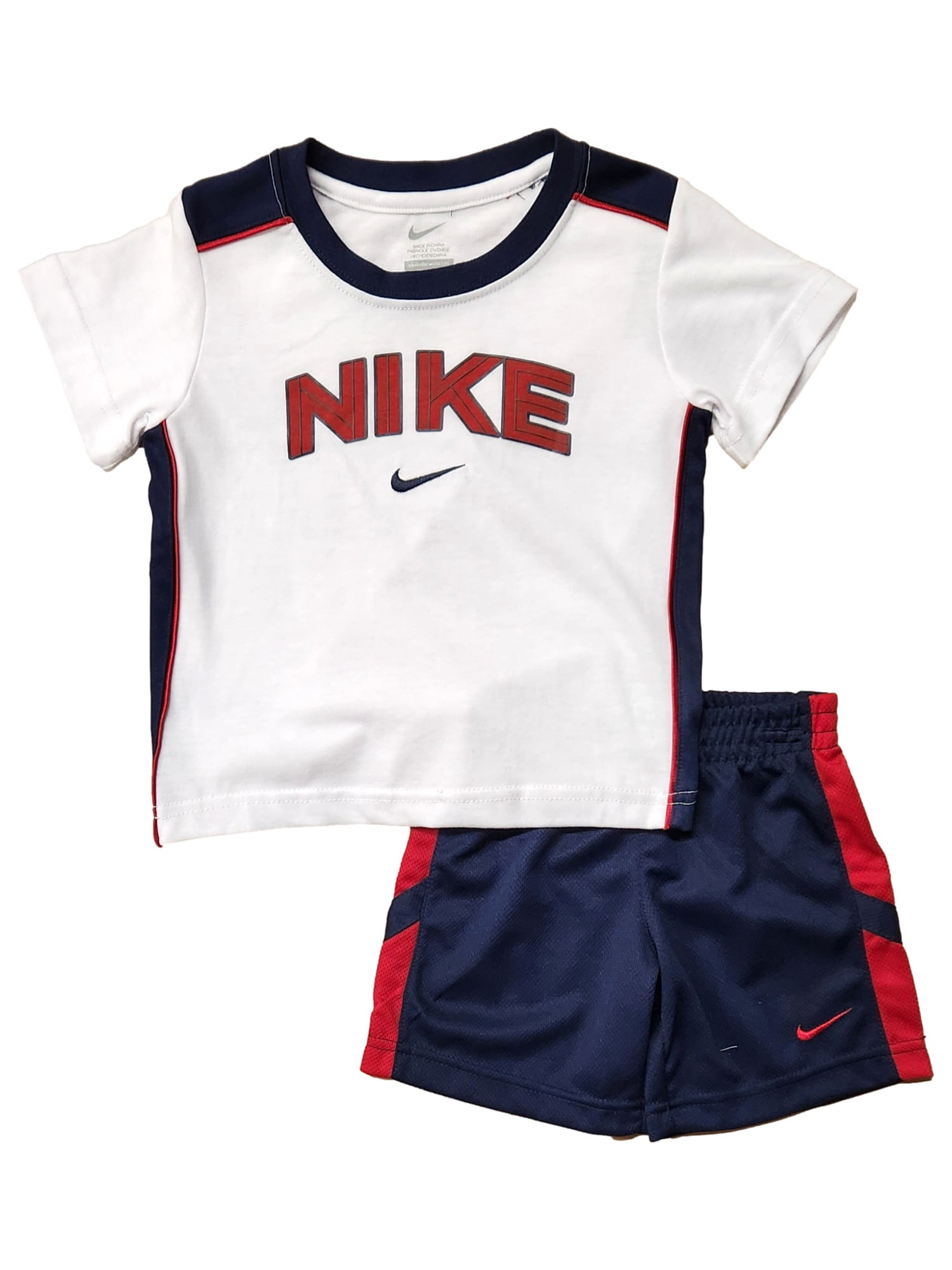 red white and blue nike outfit
