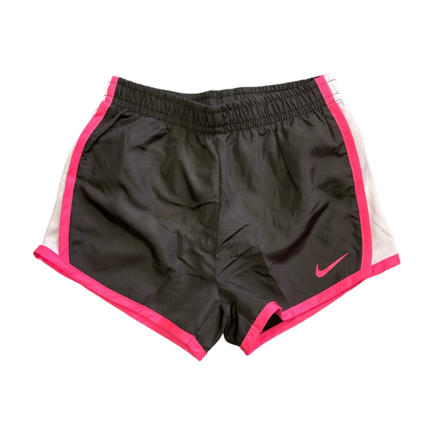 Nike Girls Performance Shorts 6X, Black/Hyper Pink