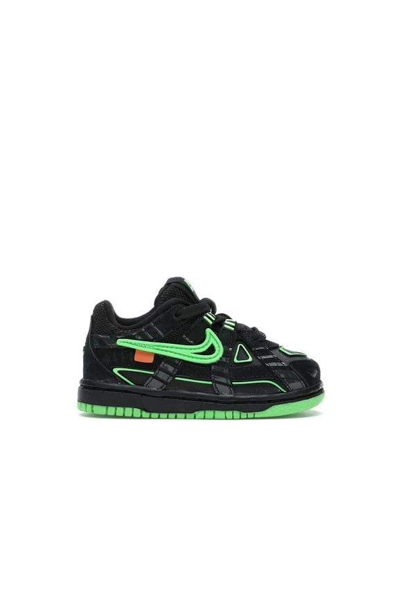 Toddler's Air Rubber Dunk Off-White Green Strike Shoes, from StockX