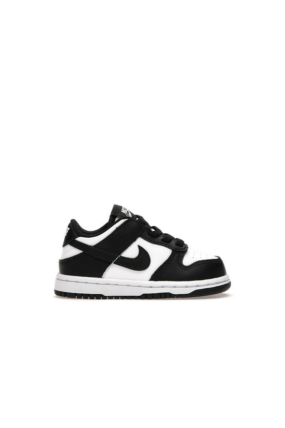 Toddler's Dunk Low Retro White Black Panda Shoes, from StockX