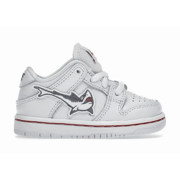 Nike Toddler's SB Dunk Low Oski Great White Skateboarding Shoes, from StockX