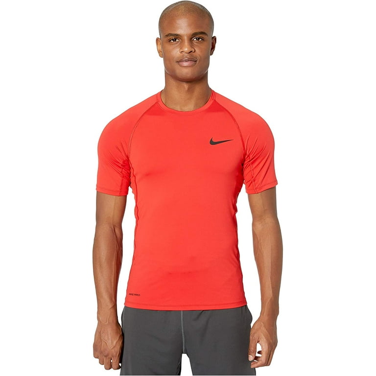 Nike Men s Pro Slim Short Sleeve Top Red