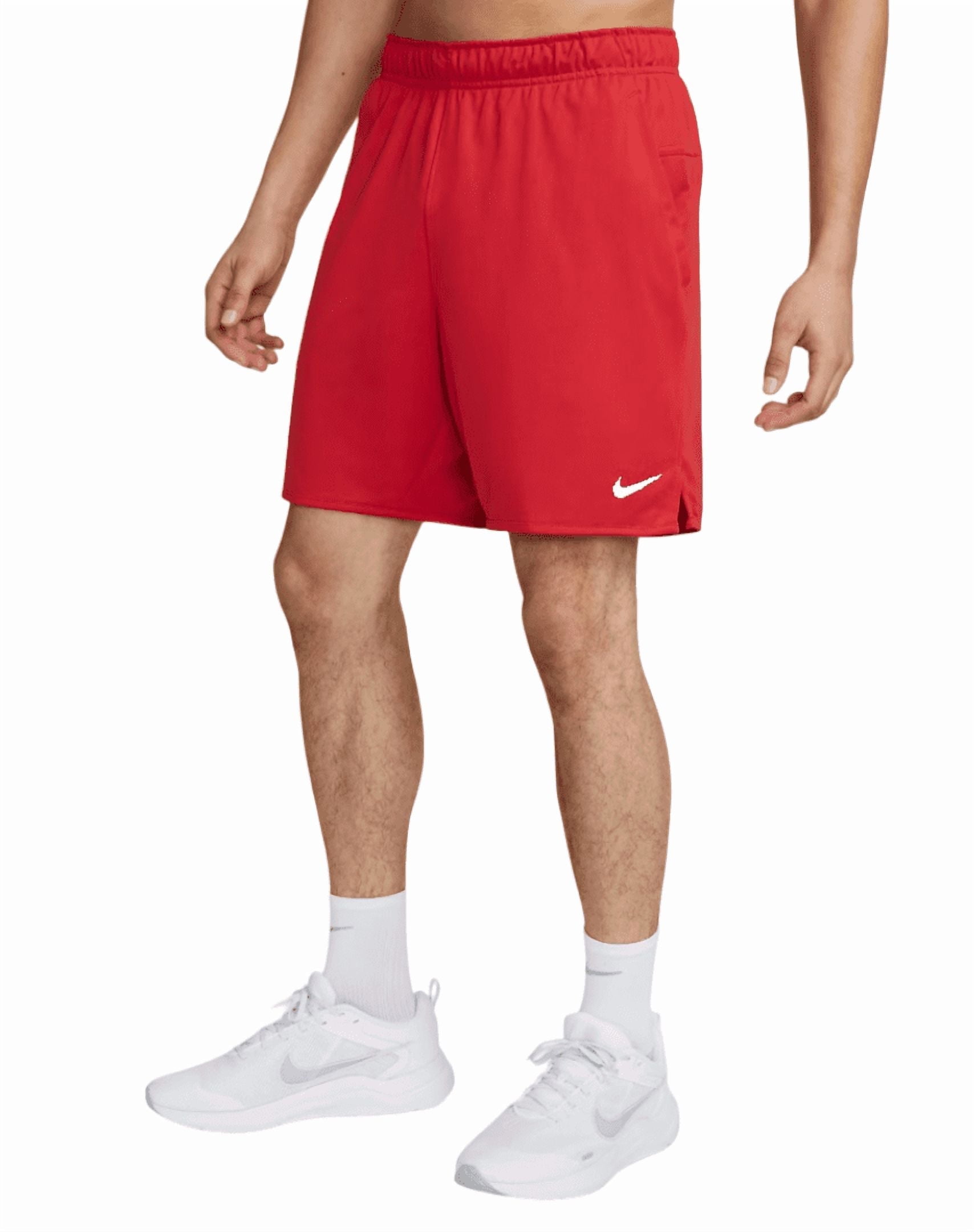 nike red training shorts