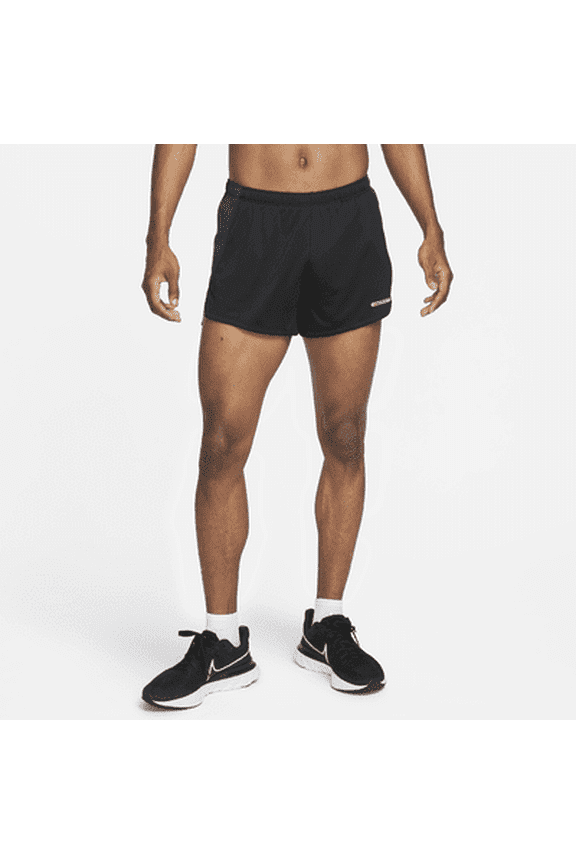 Track Club Men's Dri-FIT 3\ Color: Black/Midnight Navy/Summit White Size: L