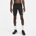 thumbnail image 1 of Nike Trail Lava Loops Men's Dri-FIT Running 1/2-Length Tights Color: Black/White Size: M Tall, 1 of 1