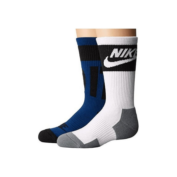 Nike Unisex 2 Pair Pack Graphic Crew Socks Large SX5770-937