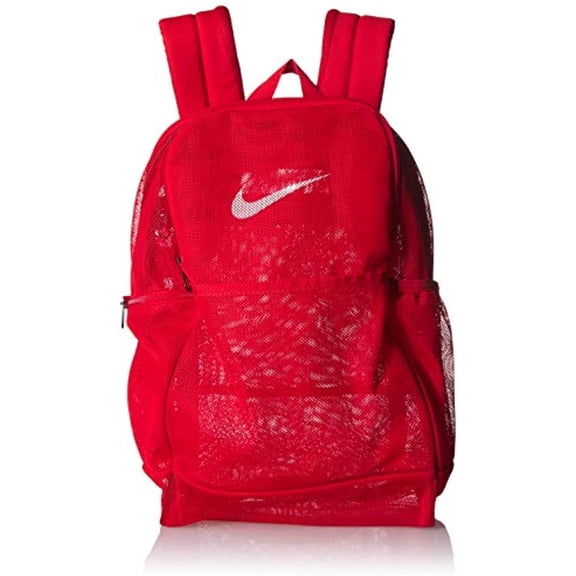 Nike Unisex-Adult Brasilia Mesh 9.0, Backpack with Laptop Pocket -University Red