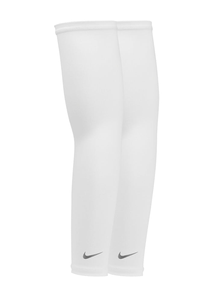 white nike leg sleeves