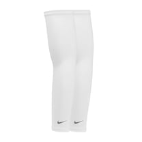 Nike Unisex Adult Dri-FIT UV Protection Running Arm Sleeves (XL) (White)