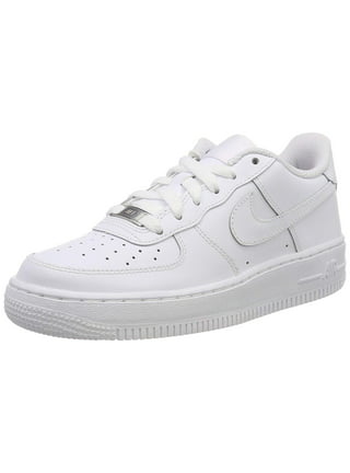 Kids Youth Red Nike Air Force 1 Trainers