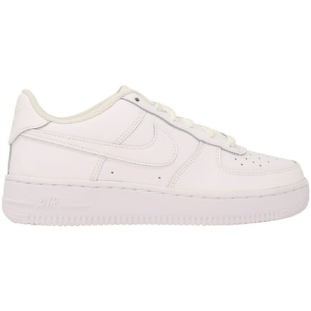 Nike Unisex Air Force 1 LE (GS) Sneaker, Kids, White/White, 5 M US