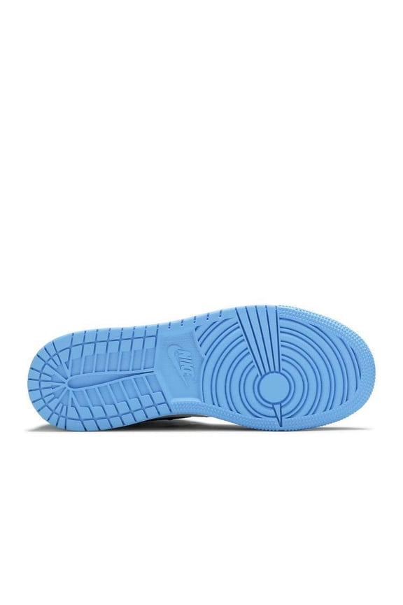 Nike Unisex Air Jordan 1 Retro HI OG (GS) Sneakers, Kids, White/Black-University Blue, 6Y M US