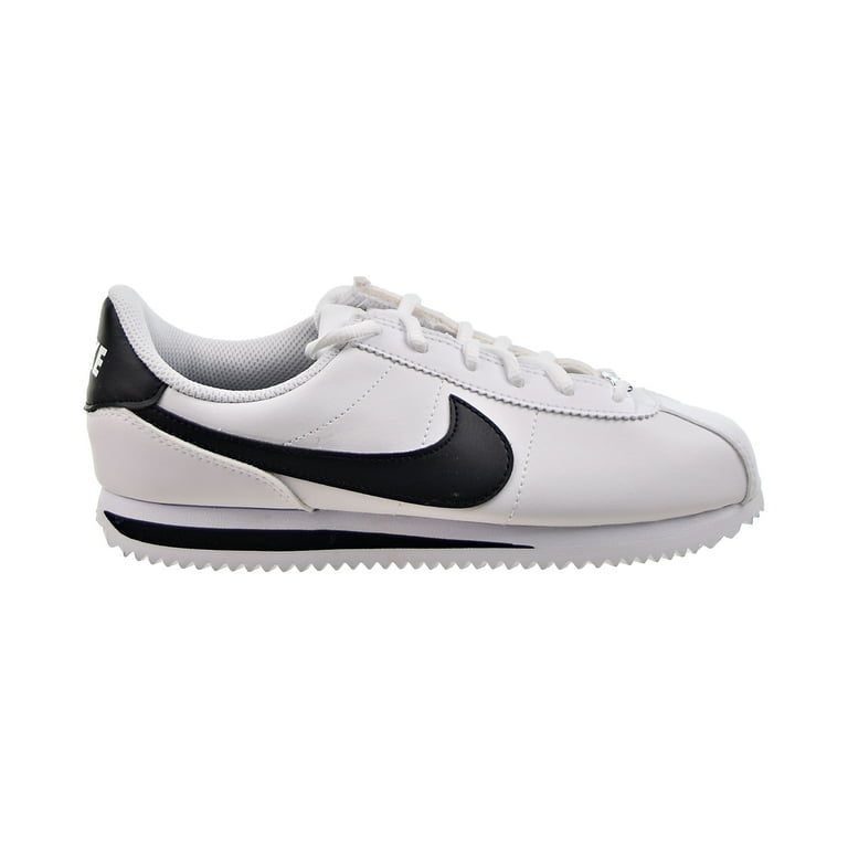 Nike Cortez Basic SL Youth Big Kids' Shoes White-Black Nike Cortez Basic SL Youth Big Kids' Shoes White-Black