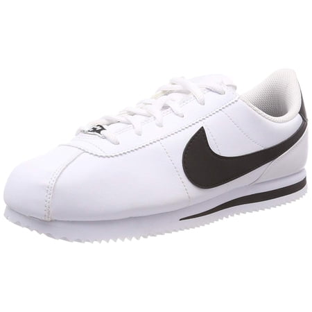 Nike Unisex Cortez Basic SL GS Sneaker, Kids 5 Big Kid White/Black