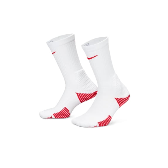 Nike Unisex Elite 2.0 Cushioned Crew Socks 1 Pair Red 1 Medium