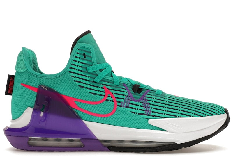 Nike Unisex LeBron Witness 6 Clear Emerald Wild Berry Basketball