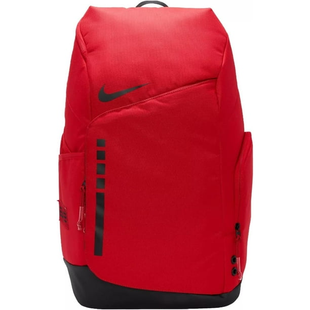 Nike Elite バスケットボールバッグ レッド・ブラック Nike Unisex Polyester Hoops Elite Backpack, Royal Red and