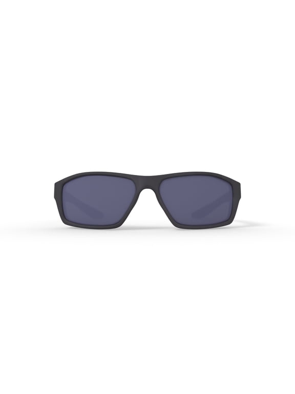 Unisex Rx-Able Brazen Boost Sport Sunglasses with Case, Matte Black, 57-16-130