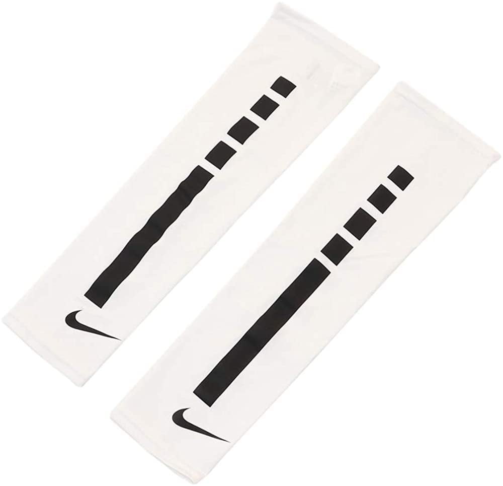 Nike Unisex's PRO Elite Sleeve 2.0, White/Black, L