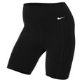thumbnail image 1 of Nike Universa Women's Medium-Support High-Waisted 8" Biker Shorts with Pockets (Black/Black, DQ5994-010) Size Medium, 1 of 4