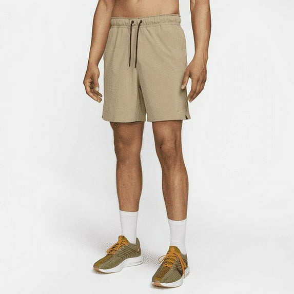 Nike Unlimited Men's Dri-FIT 7\ Color: Khaki/Black/Khaki Size: L