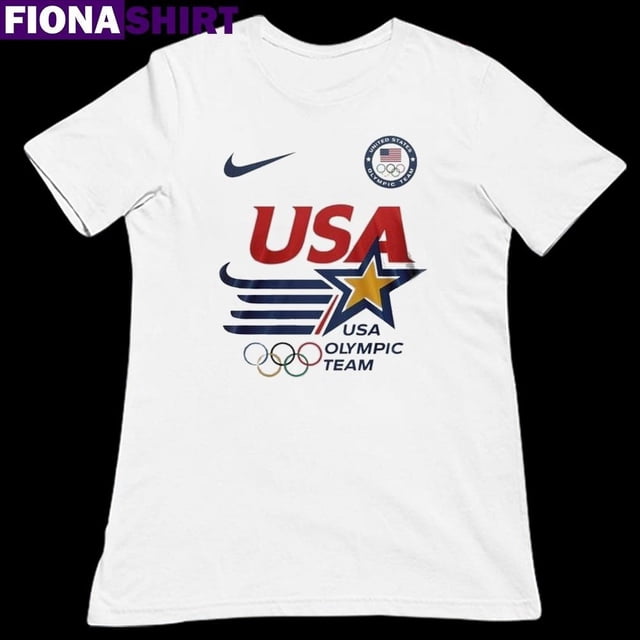 Nike Usa Olympic Team 2024 Go For Gold In Paris Shirt