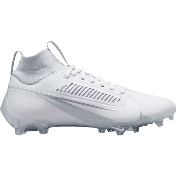 Nike Vapor Edge Pro 360 2 Football Cleats (White/Silver, M8.0/W9.5, D)